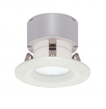 Satco Products S9128 - Discontinued - 7 watt LED Downlight Retrofit; 3" Baffle; 3000K; Miniature 2 Pin Round base; 12