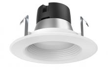 Satco Products S9729 - 7.5 watt LED Downlight Retrofit; 4'' Baffle; 3000K; GU5.3 socket for MR16 retrofit; 12 volts