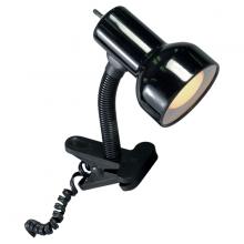 Satco Products SF76/226 - Clip On Goose Neck Lamp; Steel; Black Finish
