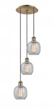 Innovations Lighting 113B-3P-AB-G105 - Belfast - 3 Light - 13 inch - Antique Brass - Cord Hung - Multi Pendant