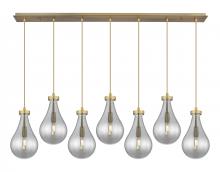 Innovations Lighting 127-451-1P-BB-G451-7SM - Owego - 7 Light - 49 inch - Brushed Brass - Linear Pendant