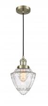 Innovations Lighting 201C-AB-G664-7-LED - Bullet - 1 Light - 7 inch - Antique Brass - Cord hung - Mini Pendant