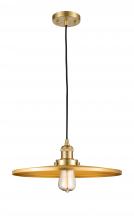 Innovations Lighting 201C-SG-MFR-SG-16-LED - Appalachian - 1 Light - 16 inch - Satin Gold - Cord hung - Mini Pendant