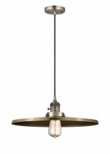 Innovations Lighting 201CSW-AB-MFR-AB-16 - Appalachian - 1 Light - 16 inch - Antique Brass - Cord hung - Mini Pendant