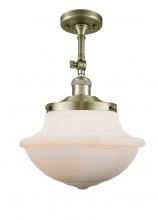 Innovations Lighting 201F-AB-G541 - Oxford - 1 Light - 12 inch - Antique Brass - Semi-Flush Mount