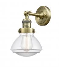 Innovations Lighting 203-AB-G322-LED - Olean - 1 Light - 7 inch - Antique Brass - Sconce