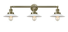 Innovations Lighting 205-AB-G1-LED - Halophane - 3 Light - 33 inch - Antique Brass - Bath Vanity Light