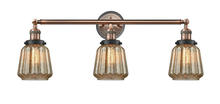 Innovations Lighting 205BP-ACBK-G146 - Chatham - 3 Light - 30 inch - Antique Copper - Bath Vanity Light