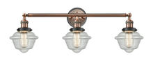 Innovations Lighting 205BP-ACBK-G534 - Oxford - 3 Light - 34 inch - Antique Copper - Bath Vanity Light