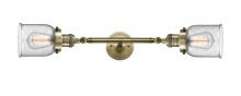 Innovations Lighting 208L-AB-G54 - Bell - 2 Light - 5 inch - Antique Brass - Bath Vanity Light