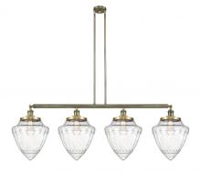 Innovations Lighting 214-AB-G664-12-LED - Bullet - 4 Light - 50 inch - Antique Brass - Stem Hung - Island Light