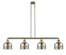 Innovations Lighting 214-AB-G78 - Bell - 4 Light - 53 inch - Antique Brass - Stem Hung - Island Light