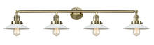 Innovations Lighting 215-AB-G1-LED - Halophane - 4 Light - 45 inch - Antique Brass - Bath Vanity Light