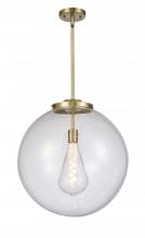 Innovations Lighting 221-1S-AB-G204-18-LED - Beacon - 1 Light - 18 inch - Antique Brass - Cord hung - Pendant