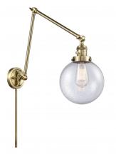 Innovations Lighting 238-AB-G204-8 - Beacon - 1 Light - 8 inch - Antique Brass - Swing Arm