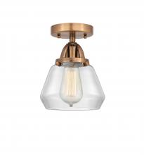 Innovations Lighting 288-1C-AC-G172-LED - Fulton - 1 Light - 7 inch - Antique Copper - Semi-Flush Mount