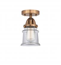 Innovations Lighting 288-1C-AC-G182S-LED - Canton - 1 Light - 5 inch - Antique Copper - Semi-Flush Mount