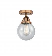 Innovations Lighting 288-1C-AC-G204-6-LED - Beacon - 1 Light - 6 inch - Antique Copper - Semi-Flush Mount