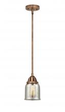 Innovations Lighting 288-1S-AC-G58-LED - Bell - 1 Light - 5 inch - Antique Copper - Cord hung - Mini Pendant