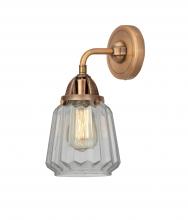 Innovations Lighting 288-1W-AC-G142-LED - Chatham - 1 Light - 7 inch - Antique Copper - Sconce