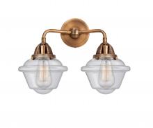 Innovations Lighting 288-2W-AC-G534-LED - Oxford - 2 Light - 16 inch - Antique Copper - Bath Vanity Light