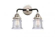 Innovations Lighting 288-2W-BPN-G184S-LED - Canton - 2 Light - 13 inch - Black Polished Nickel - Bath Vanity Light