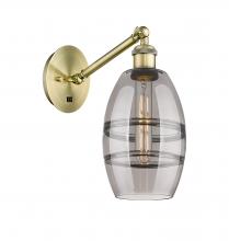 Innovations Lighting 317-1W-AB-G557-6SM - Vaz - 1 Light - 6 inch - Antique Brass - Adjustable Sconce