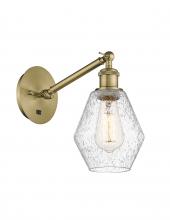 Innovations Lighting 317-1W-AB-G654-6-LED - Cindyrella - 1 Light - 6 inch - Antique Brass - Sconce