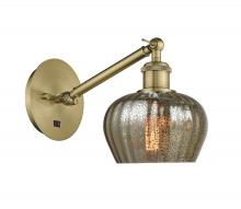 Innovations Lighting 317-1W-AB-G96-LED - Fenton - 1 Light - 7 inch - Antique Brass - Sconce