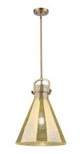 Innovations Lighting 410-1SL-BB-G411-14ME - Newton Cone - 1 Light - 14 inch - Brushed Brass - Pendant