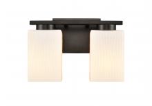 Innovations Lighting 419-2W-BK-G4191-LED - Juneau - 2 Light - 11 inch - Matte Black - Bath Vanity Light