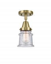 Innovations Lighting 447-1C-AB-G184S-LED - Canton - 1 Light - 6 inch - Antique Brass - Flush Mount