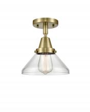 Innovations Lighting 447-1C-AB-G4472-LED - Caden - 1 Light - 8 inch - Antique Brass - Flush Mount