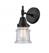 Innovations Lighting 447-1W-BK-G184S-LED - Canton - 1 Light - 5 inch - Matte Black - Sconce