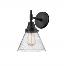 Innovations Lighting 447-1W-BK-G44-LED - Cone - 1 Light - 8 inch - Matte Black - Sconce