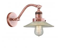 Innovations Lighting 515-1W-AC-G2-LED - Halophane - 1 Light - 9 inch - Antique Copper - Sconce