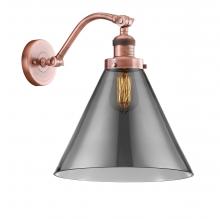 Innovations Lighting 515-1W-AC-G43-L-LED - Cone - 1 Light - 12 inch - Antique Copper - Sconce