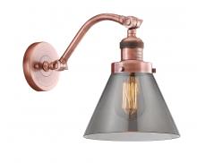 Innovations Lighting 515-1W-AC-G43-LED - Cone - 1 Light - 8 inch - Antique Copper - Sconce