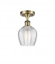 Innovations Lighting 516-1C-AB-G462-6 - Norfolk - 1 Light - 6 inch - Antique Brass - Semi-Flush Mount