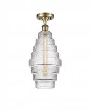 Innovations Lighting 516-1C-AB-G672-8 - Cascade - 1 Light - 8 inch - Antique Brass - Semi-Flush Mount