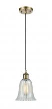 Innovations Lighting 516-1P-AB-G2811-LED - Hanover - 1 Light - 6 inch - Antique Brass - Cord hung - Mini Pendant