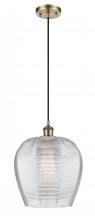 Innovations Lighting 516-1P-AB-G462-12 - Norfolk - 1 Light - 12 inch - Antique Brass - Cord hung - Mini Pendant