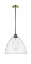 Innovations Lighting 516-1S-AB-GBD-164-LED - Bristol - 1 Light - 16 inch - Antique Brass - Pendant