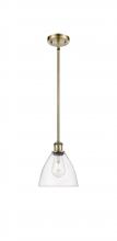 Innovations Lighting 516-1S-AB-GBD-752-LED - Bristol - 1 Light - 8 inch - Antique Brass - Mini Pendant