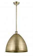 Innovations Lighting 516-1S-AB-MBD-16-AB-LED - Bristol - 1 Light - 16 inch - Antique Brass - Pendant