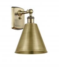 Innovations Lighting 516-1W-AB-MBC-8-AB-LED - Berkshire - 1 Light - 8 inch - Antique Brass - Sconce