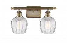 Innovations Lighting 516-2W-AB-G462-6 - Norfolk - 2 Light - 16 inch - Antique Brass - Bath Vanity Light