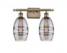 Innovations Lighting 516-2W-AB-G557-6SM - Vaz - 2 Light - 16 inch - Antique Brass - Bath Vanity Light