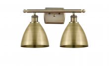 Innovations Lighting 516-2W-AB-MBD-75-AB - Bristol - 2 Light - 18 inch - Antique Brass - Bath Vanity Light