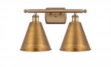 Innovations Lighting 516-2W-BB-MBC-8-BB-LED - Berkshire - 2 Light - 18 inch - Brushed Brass - Bath Vanity Light